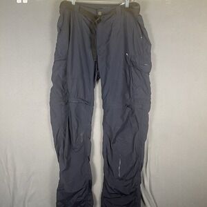 Columbia Mens Size 38x34 Blue Omni-Shield Convertible Hiking Pants